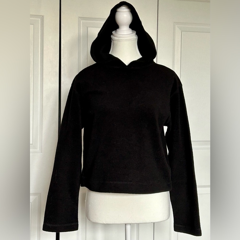 Fleece Cropped Hoodie
